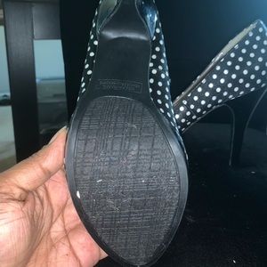 Polka dot heels